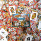 eeBoo Piece & Love: Mushroom Playing Cards - Includes 2-52 Card Decks, Traditional Decks with Beautiful Artwork & Gilded Edges