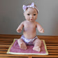 Constructive Playthings 12" Baby Tender Touch Doll- Asian with a Blankie, Model:UNI-204