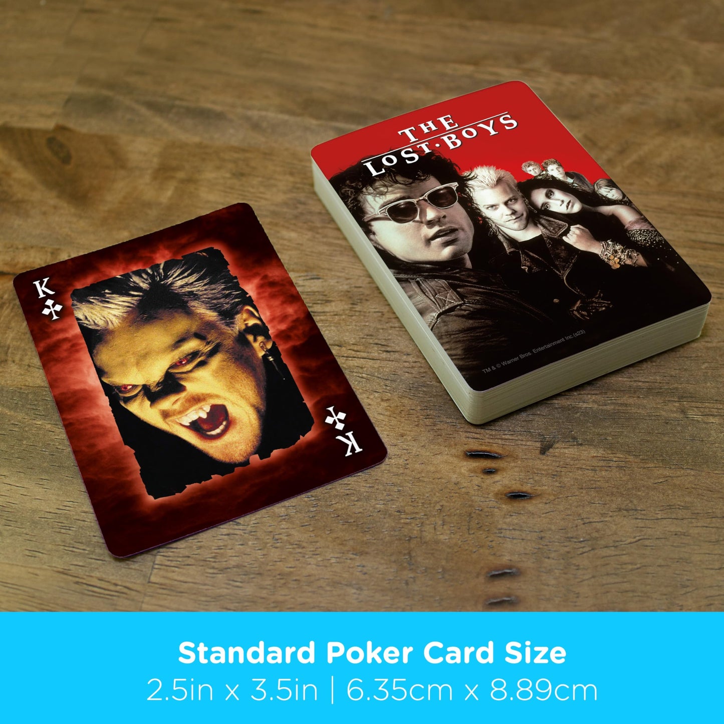 Aquarius The Lost Boys Playing Cards Standard Deck, Vampire Horror Movie Card Game Collectible Gift for Teens and Adults