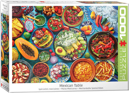 EuroGraphics Mexican Table 1000 Piece Puzzle for Adults