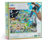 eeBoo Within The Biomes 48 Giant Piece Children's Puzzle, 30" x 24"