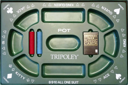 TRIPOLEY: The Original Game of Hearts, Poker and Michigan Rummy..(1968) by CADACO, Inc.