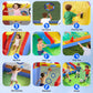 15.91x15.82FT Inflatable Bounce House with Water Slide for Kids 3-12, 11 in 1 Soccer Bounce House with Air Blower, Bouncy House with Slide, Climbing
