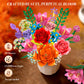 Flowers Bouquet Building Blocks Set - 19 Colorful Flower Building Set Rose, Lily, Peony, 1010 PCS DIY Artificial Botanical Collection for Adults Women
