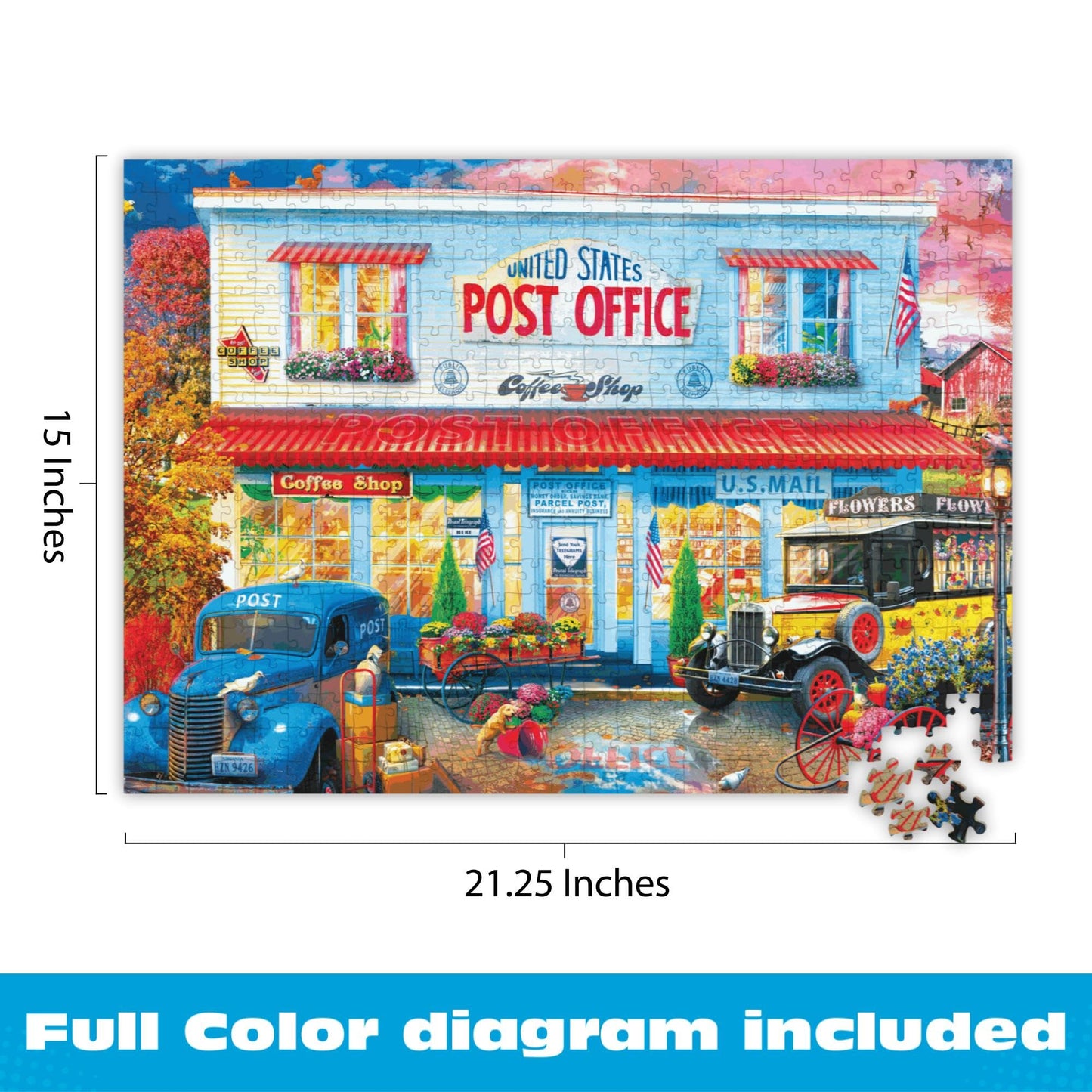 Buffalo Games - Country Delivery - 500 Piece Jigsaw Puzzle for Adults
