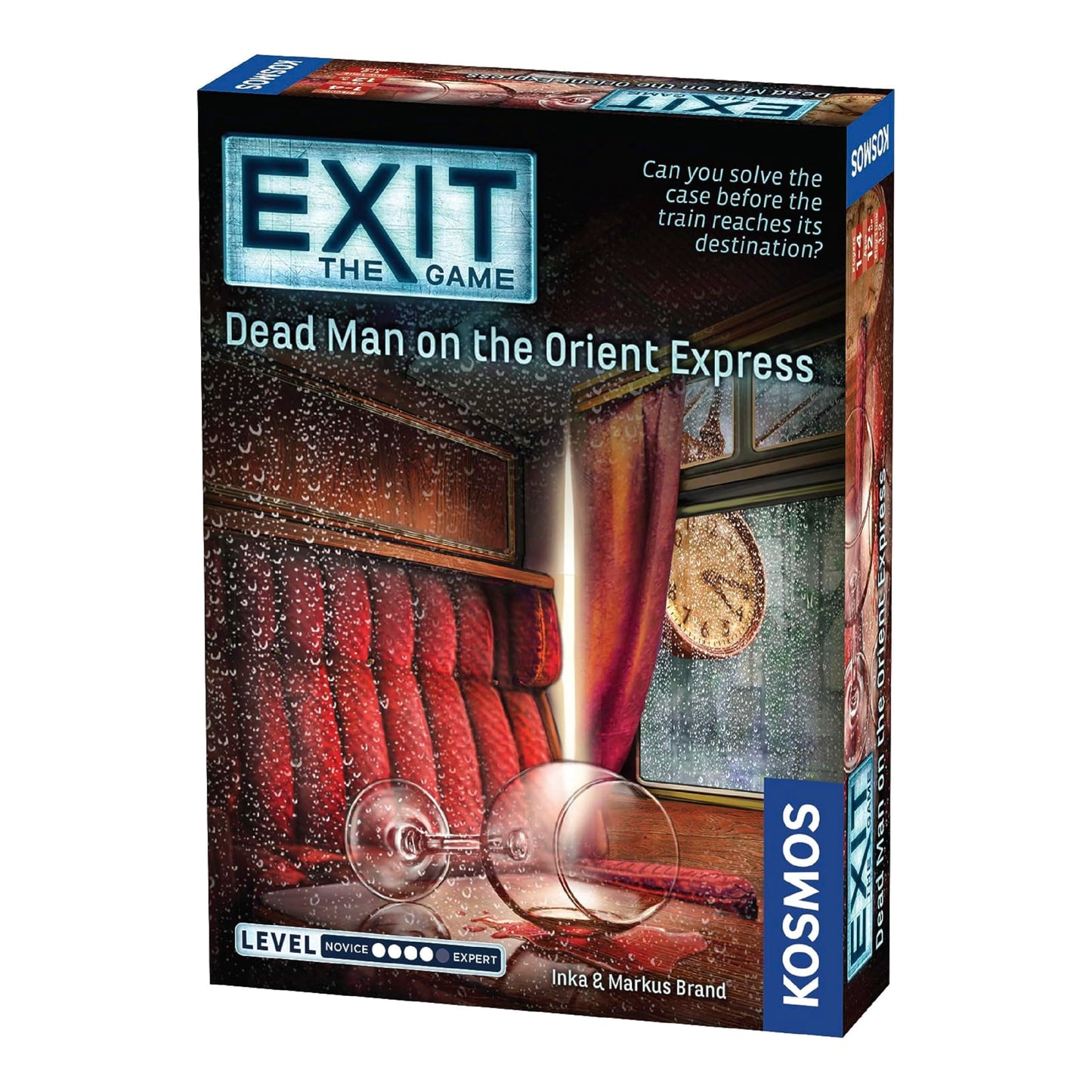 Dead Man on The Orient Express | Exit: The Game - A Kosmos Game | Family-Friendly, Card-Based at-Home Escape Room Experience for 1 to 4 Players, Ages