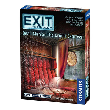 Dead Man on The Orient Express | Exit: The Game - A Kosmos Game | Family-Friendly, Card-Based at-Home Escape Room Experience for 1 to 4 Players, Ages