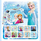 3 Pack Kids Sticker in 30 Designs,600 Pcs 1-1/2 Inch Self Adhesive Label Roll Stickers for Kids and Teacher(Princess)