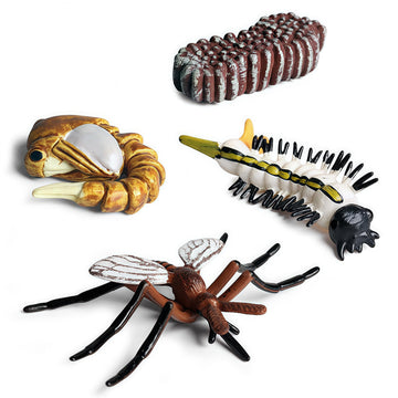Gemini & Genius Life Cycle of Mosquito and Dragonfly Figurines, Insect Growth Diary Action Figures, Super Fun for Learning Gifts, Party Favors