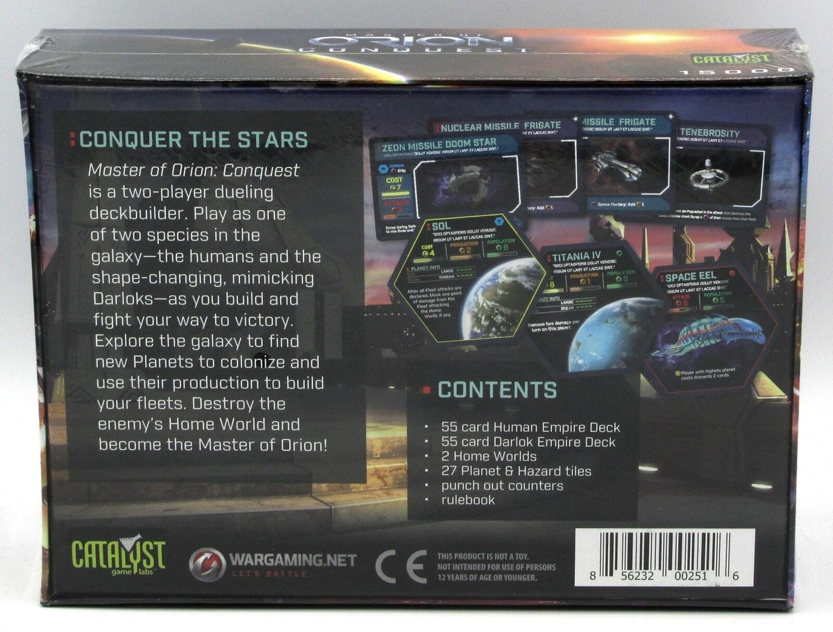 Master of Orion Conquest Board Game (8 Player)