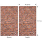 Brick Wall Backdrop,78.7"x 49.2" Inch Door Curtain, Wizard Birthday Party Supplies, Halloween Christmas Themed Party Decorations,Wall Backdrop