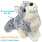 TigerHart Wolcott The Wolf - 11 Inch Stuffed Animal Plush