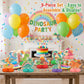 9 PCS Dinosaur Birthday Party Decorations Set with 3D Honeycomb Centerpiece and Balloons, Prehistoric Themed Table Decor for Adults, Dino Party