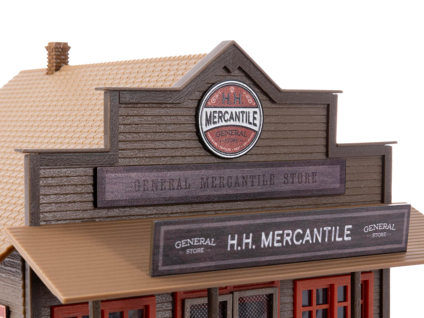 Lionel Western Mercantile Plug-Expand-Play O Gauge Building Accessory - Illuminated Western Train Store with LED Lighting, Railroad Scenery, Age 14+