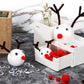 450 Pieces Christmas Pipe Cleaners Sets, Including 100 Pieces Brown Chenille Stem, 200 Pieces Red Pom Poms and 150 Pieces Self Adhesive Wiggle Eyes