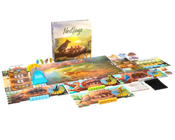Lucky Duck Games Nestlings | Beautifully Illustrated Strategy Game | 1-4 Players, Ages 10+ | 30-60 Minute Gameplay