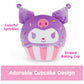 GUND Sanrio Kuromi Cupcake 8-Inch Dessert Plush Toy for Ages 1+