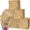 6 PCS Hay Bales Paper Boxes Decor Western Cowboy Party Decor Box Farm Hay Photo Booth Props Rustic Farmhouse Cowboy Party Supplies