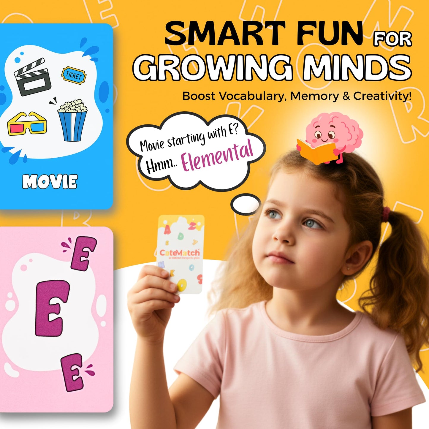 Catematch! Card Game - Categories Matching Game for Children & Adults - Original and Fun Party Game Ideal for Family Game Night, Traveling - Easy