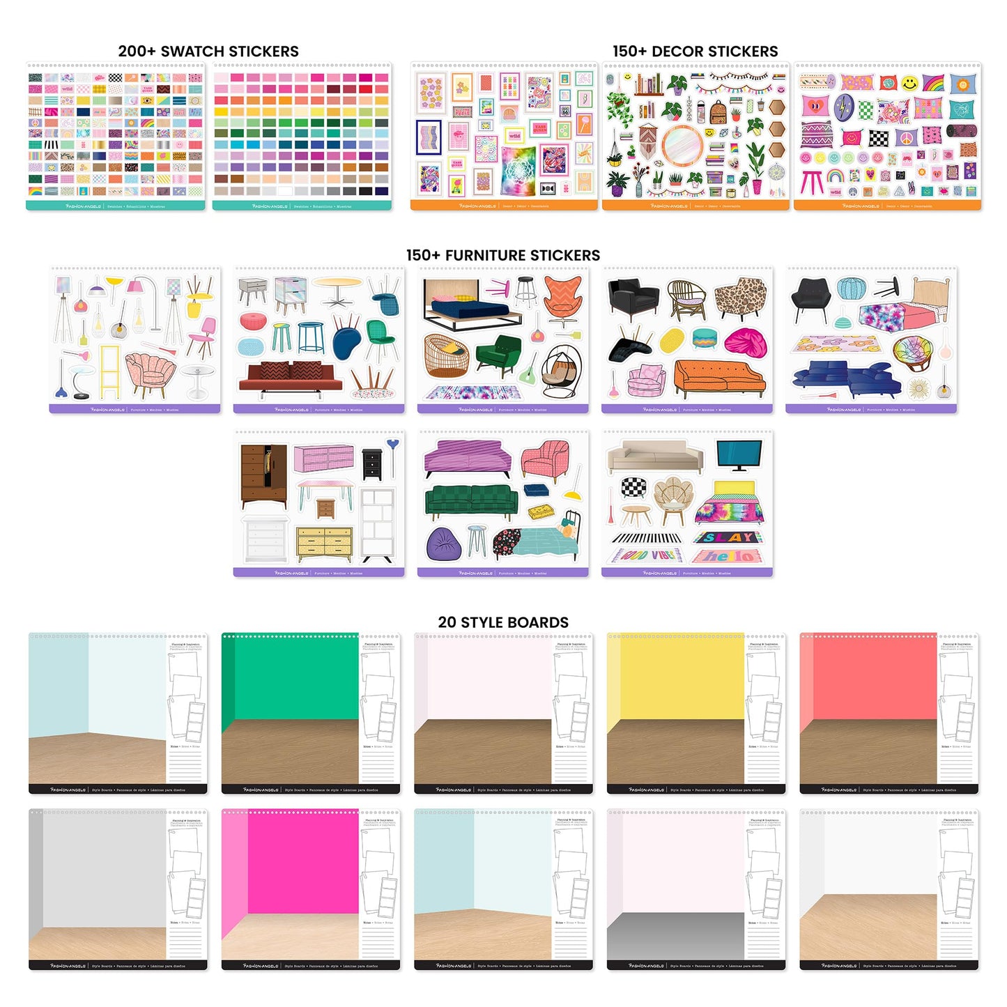 Fashion Angels Interior Design Sticker Stylist Set