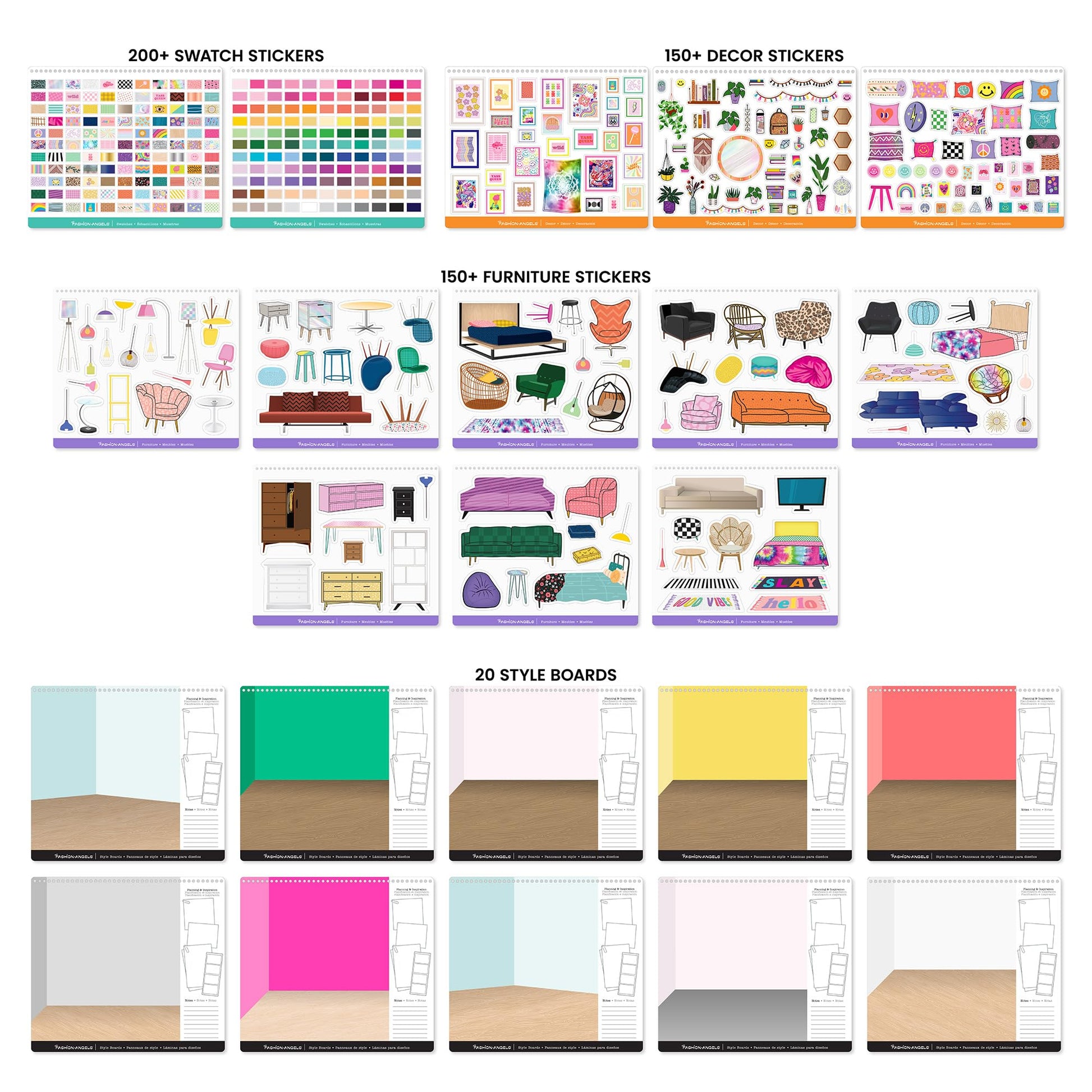 Fashion Angels Interior Design Sticker Stylist Set