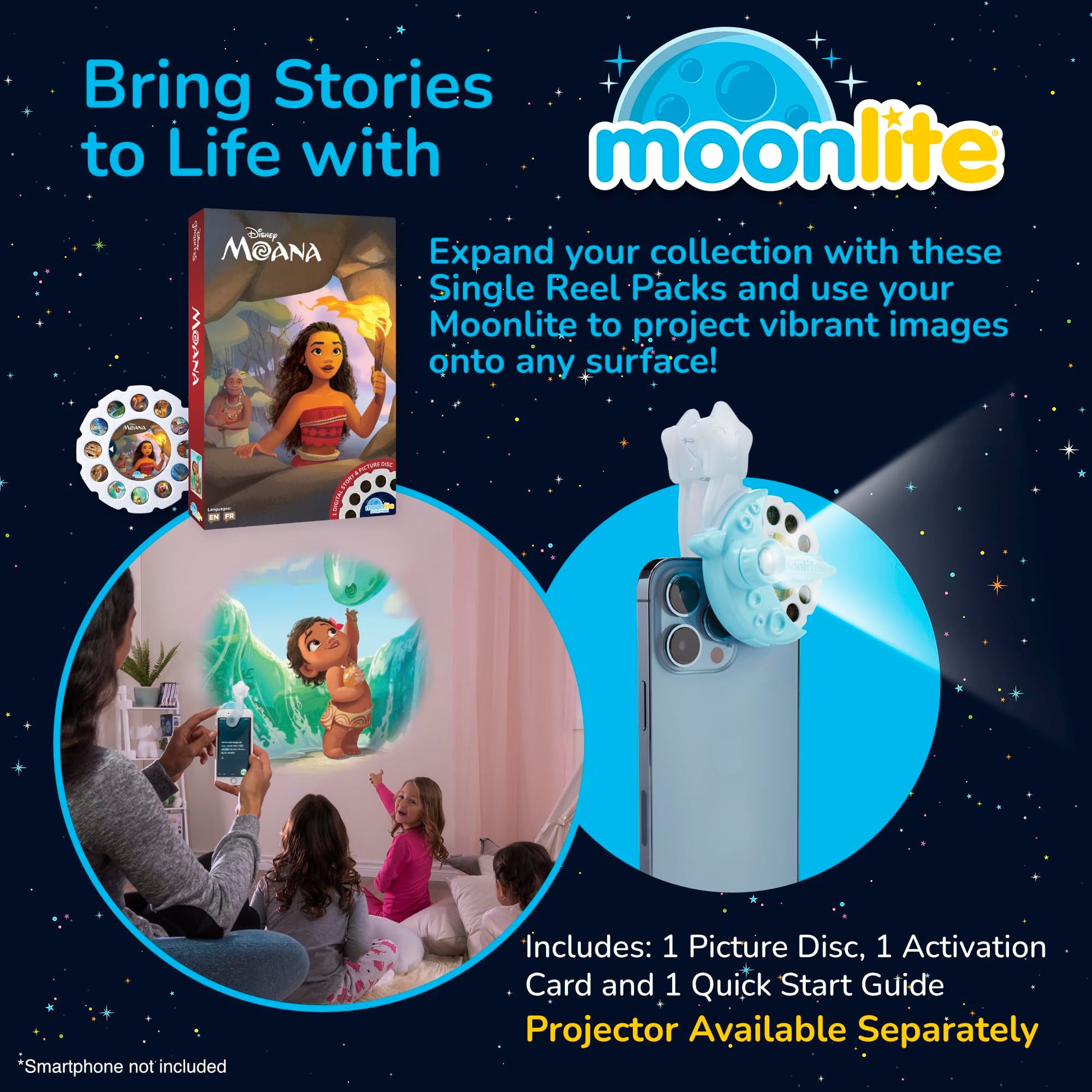 Moonlite Storytime Single Story Disc, Disney Stories: Moana