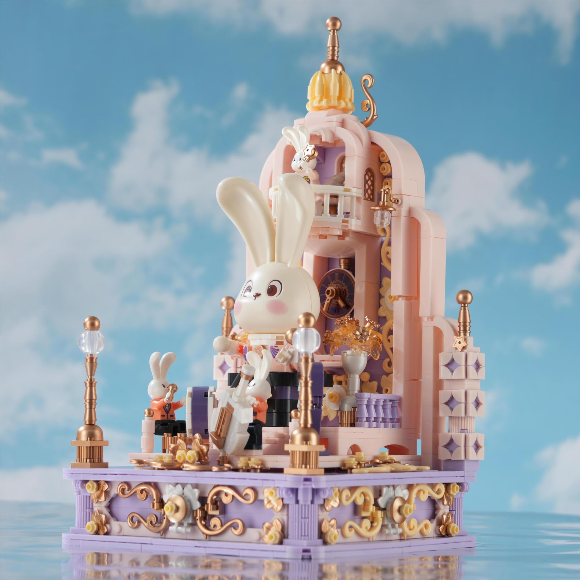 Yushinv Music Hall Building Set 1547pcs with Gift Box?Architecture Building Set Toy, Gift for Adults and Kids (Music Hall)