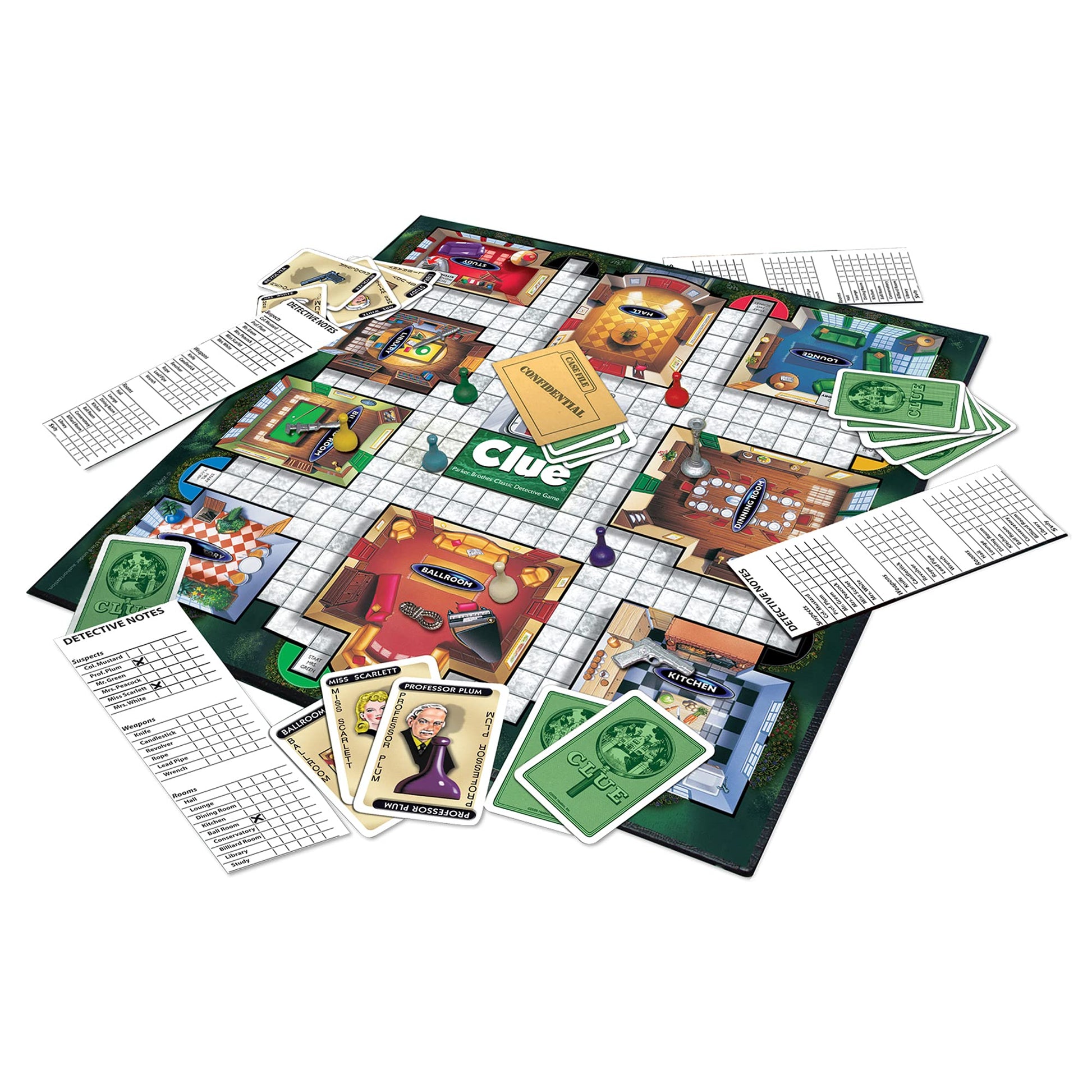 Clue Classic Edition, Murder Mystery Game, by Winning Moves Games USA