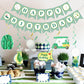 Golf Birthday Decorations - Golf Birthday Banner Hanging Swirls Hole In One Party Decorations for Kids Adults, Green