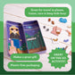 Petit Collage: Shine Bright - in The Garden Magnetic Dress-Up Toy Magnetic Game Board with Mix and Match Magnetic Pieces, Ideal for Ages 3+ - Includes