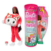 Barbie Cutie Reveal Doll & Accessories with Animal Costume & 10 Surprises Including Color Change, Kitten as Red Panda in Costume-Themed Series