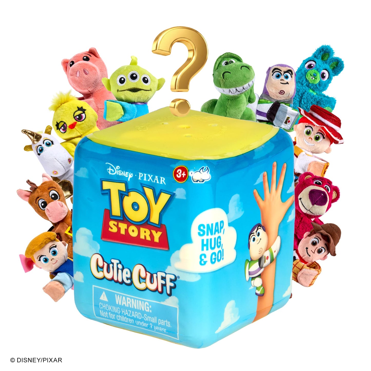 Disney Pixar Toy Story Cutie Cuff - Mystery Plush Slap Band Bracelet
