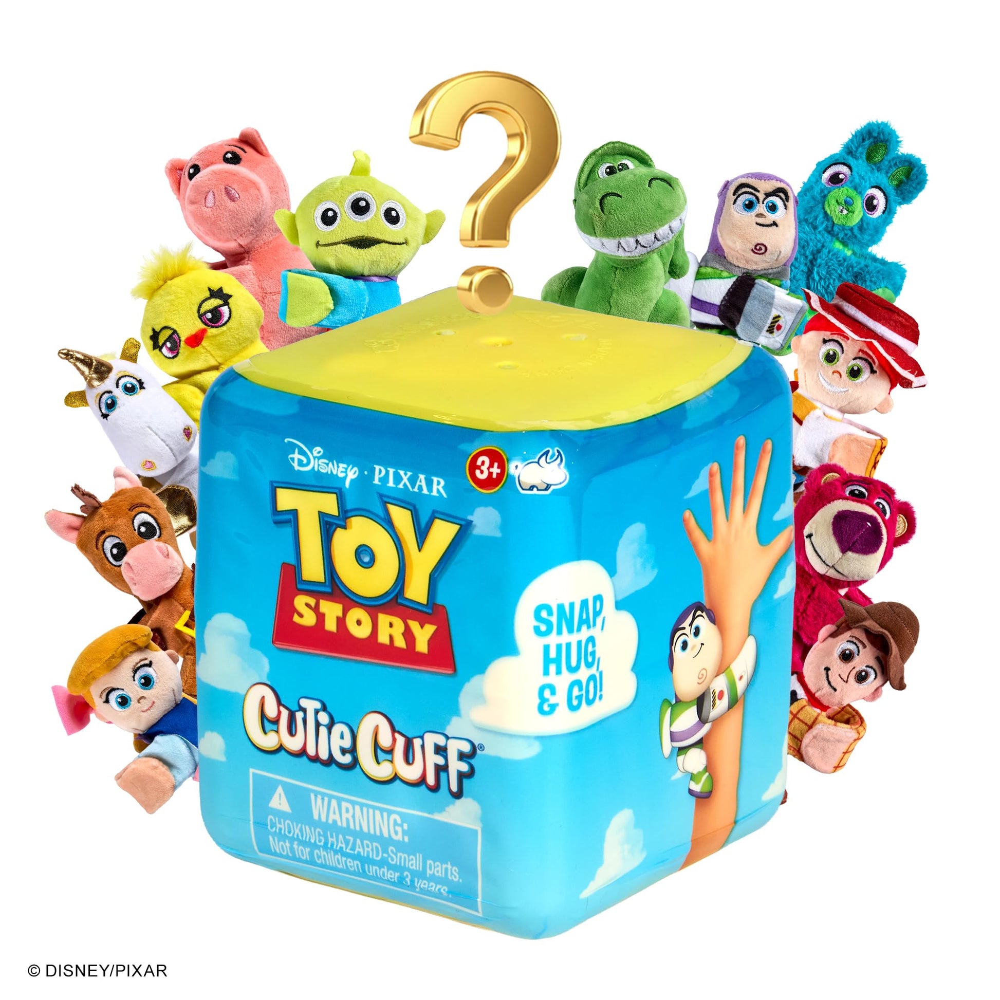 Disney Pixar Toy Story Cutie Cuff - Mystery Plush Slap Band Bracelet