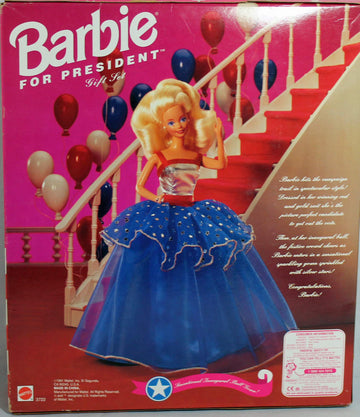 Barbie For President Gift Set - Toys R Us Limited Edition Doll - 1991 Mattel