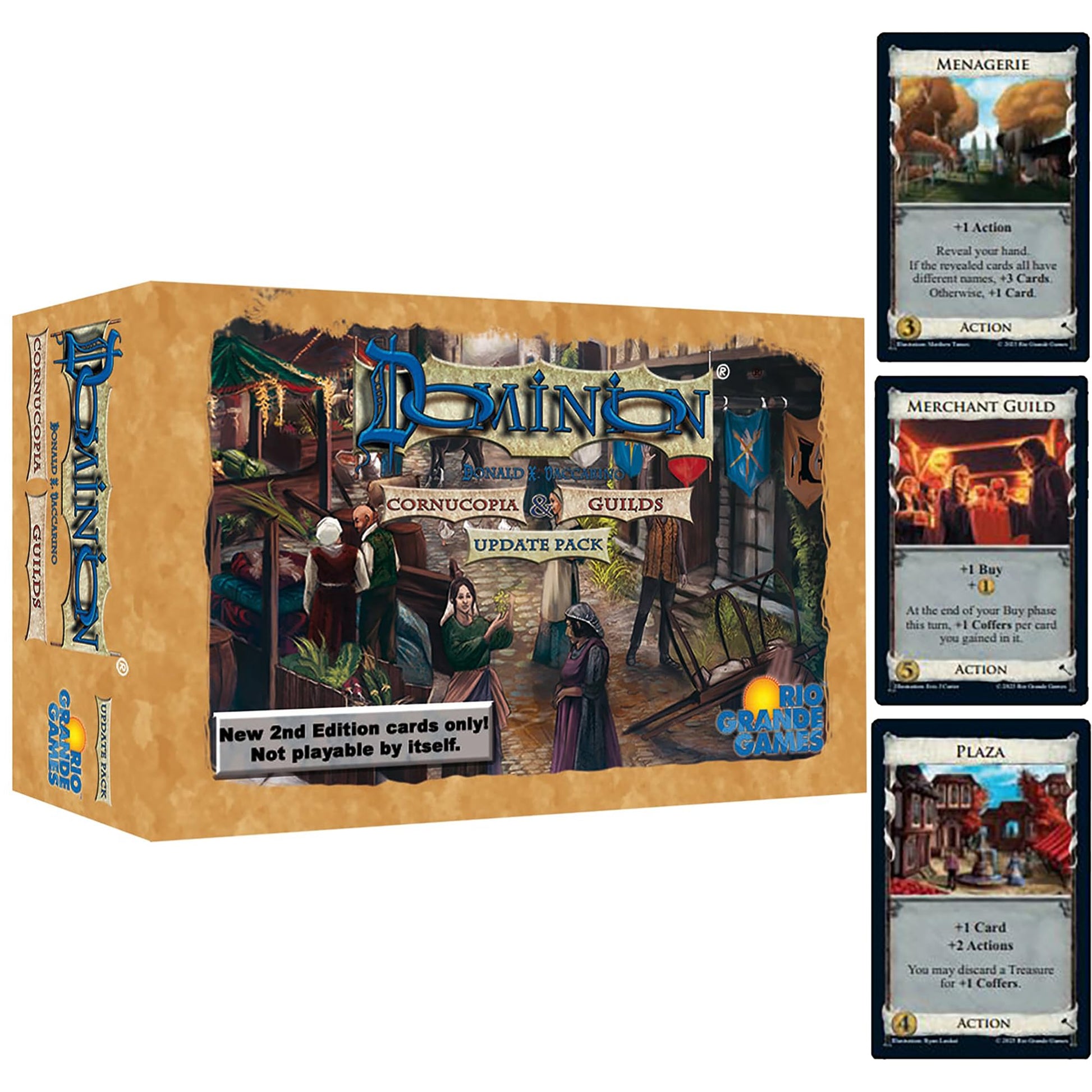 Rio Grande Games Dominion Expansion: Cornucopia & Guilds 2nd Edition Update Pack