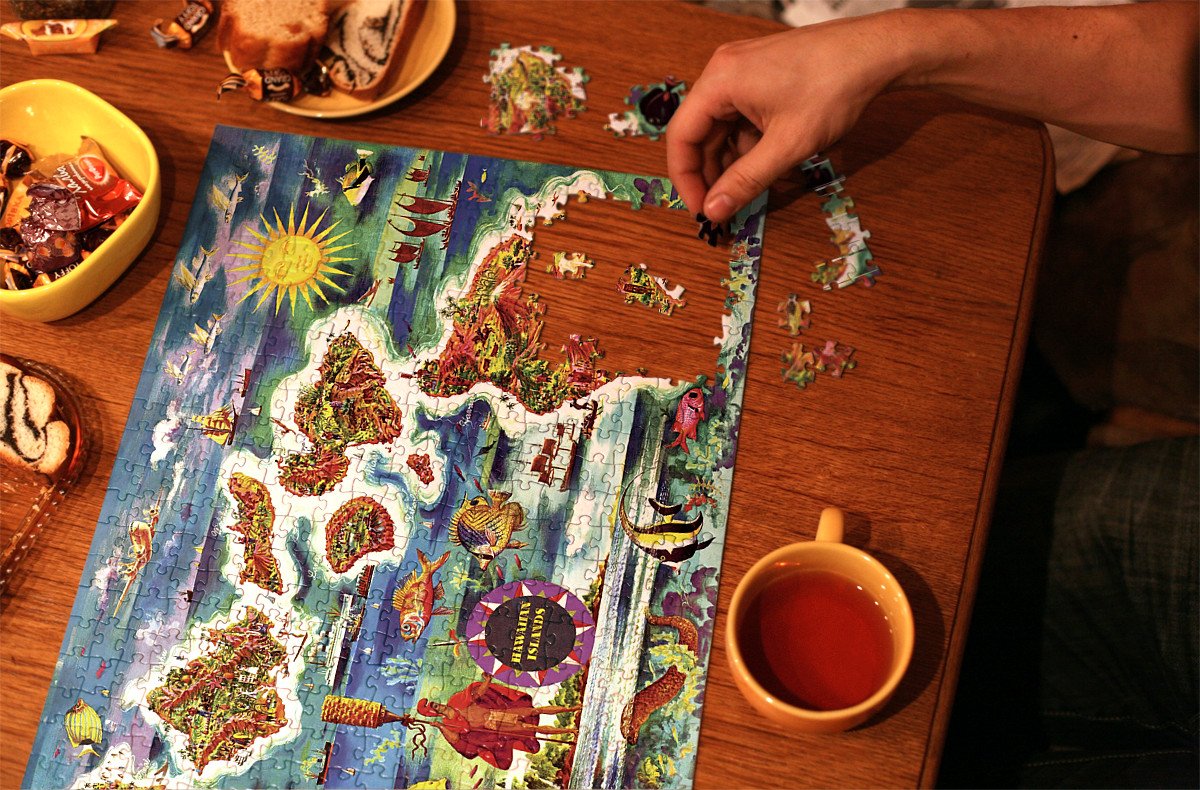 Vintage Hawaii 1000 Piece Jigsaw Puzzle