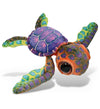 DolliBu Colorful Sea Turtle Super Soft Stuffed Animal, Cute Realistic Stuffed Animals for Girls, Boys, Adults Animal Gifts, Kids Ocean Nursery Decor