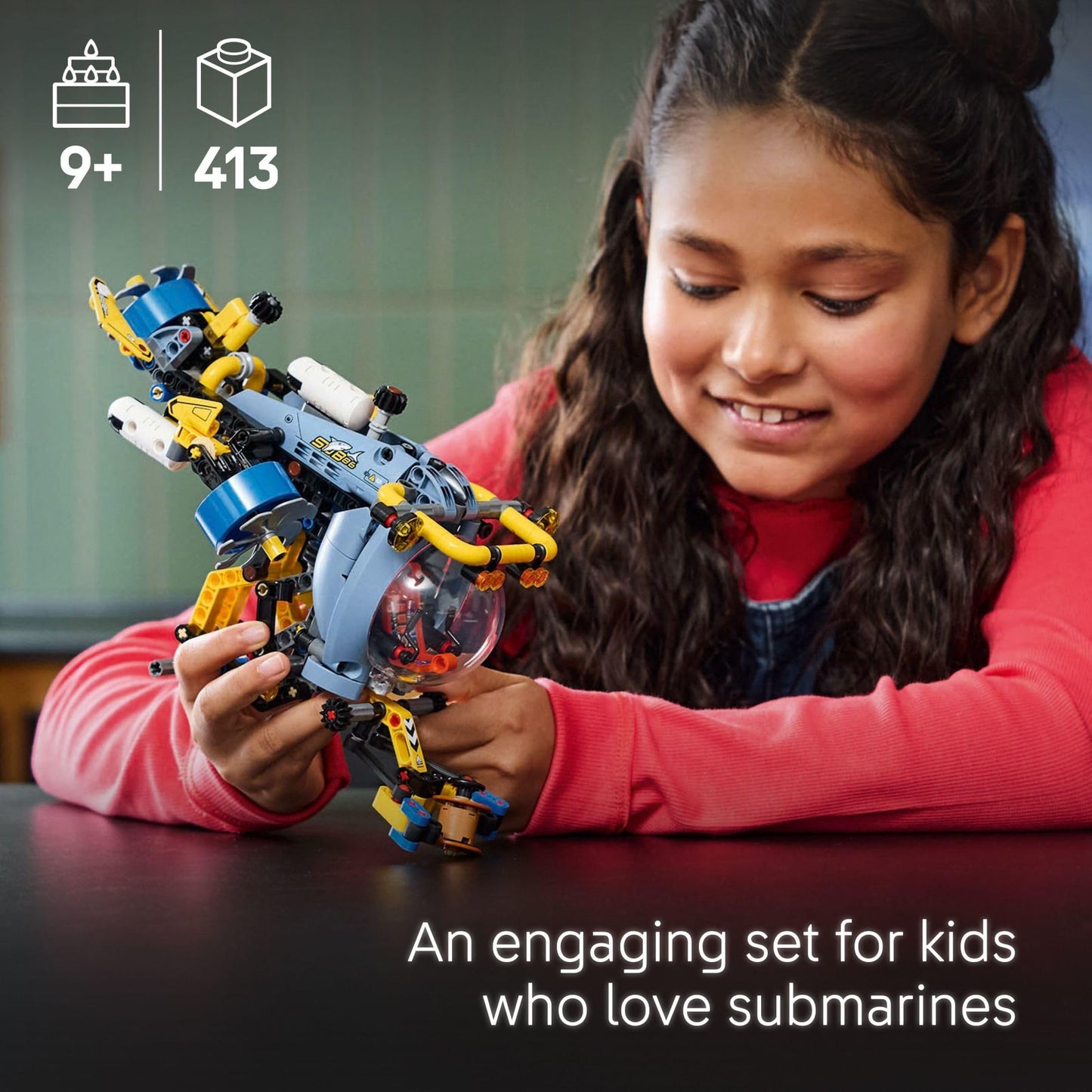 LEGO Technic Deep-Sea Research Submarine Toy - Building Toy for Kids, Boys and Girls, Ages 9+ - Creative and Unique Gift Idea for Birthdays - Movable