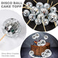 31pcs Disco Ball Cake toppers Happy Birthday Cake Topper 1970s Disco Ball Cake Picks Theme Cake Decor for Disco Theme Party Favor
