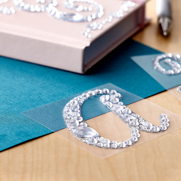 Recollections Bling Alphabet Letter Sticker, 12 Pack