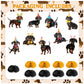 9 PCS Dachshund Honeycomb Centerpieces Table Decorations Dachshund Table Centerpieces for Dachshund Dog Party Supplies Birthday Party Decorations
