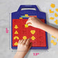 Winning Fingers Shape Toy Puzzle Game - Pop Up Board Game with Shape Puzzles - Two Players Concentration Games Puzzle Board Matching Game