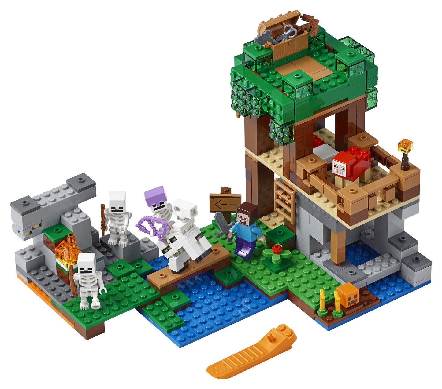 LEGO Minecraft The Skeleton Attack 21146 Building Kit (457 Piece)