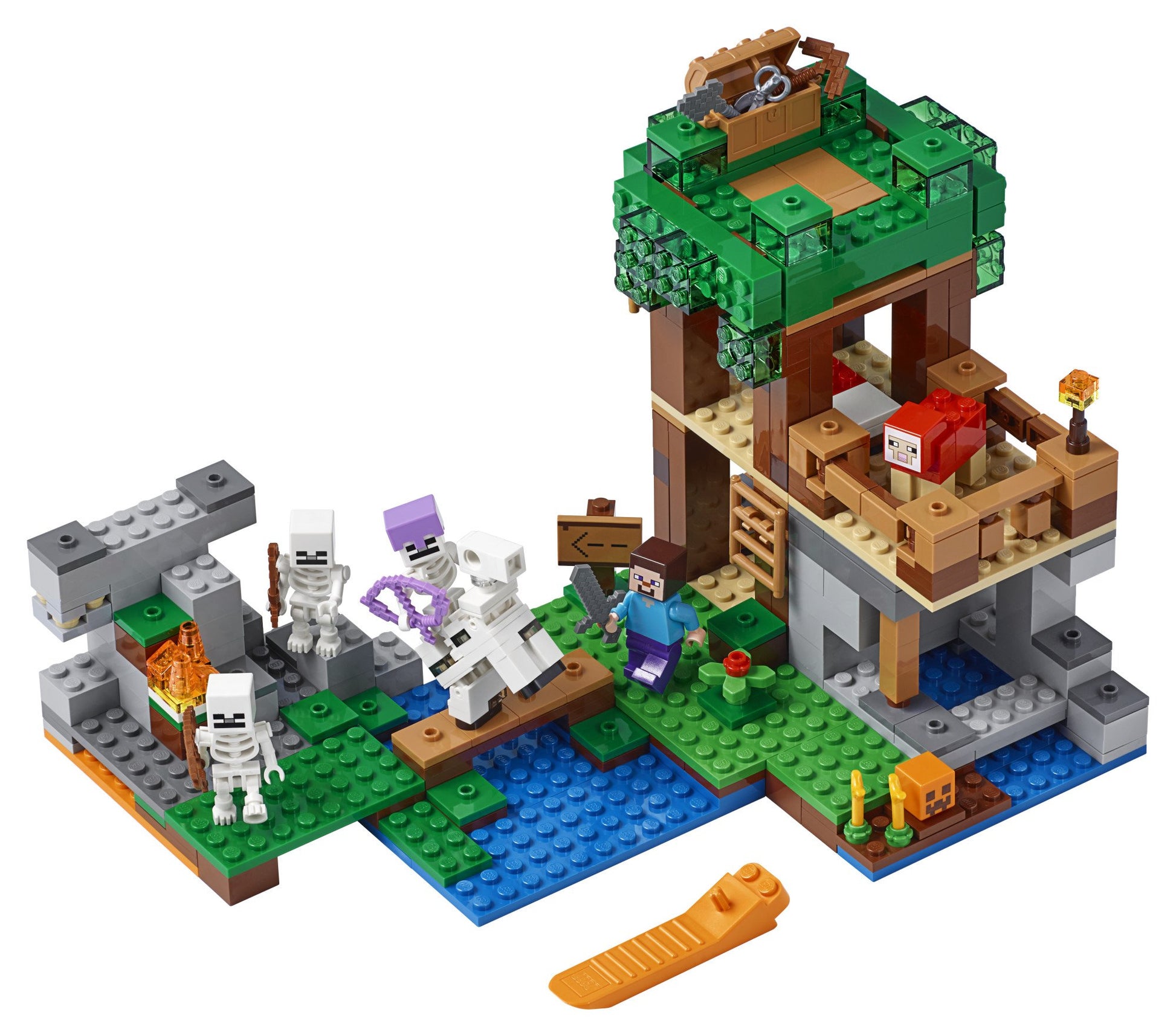 LEGO Minecraft The Skeleton Attack 21146 Building Kit (457 Piece)