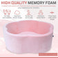 ZYSMALAT Baby Ball Pit - Premium Velvet Memory Foam Ball Pit for Toddlers 1-3 and Babies - Large Pink Flower Baby Ballpit - Indoor Soft Play Equipment