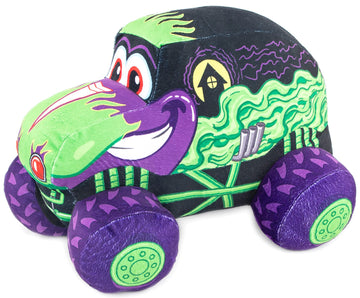 Jay Franco Monster Jam Truckin' Pals Grave Digger Pillow Buddy - Super Soft Polyester Microfiber, 13 inches