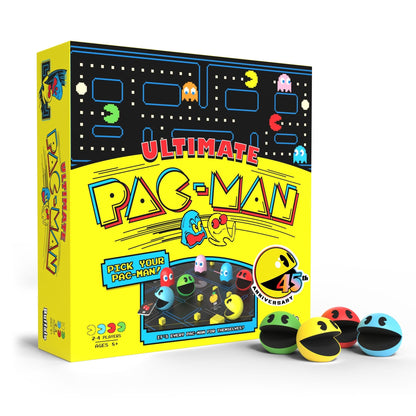 Ultimate PAC-MAN Board Game - Retro Arcade Classic! - Official Licensed - 2-4 Players, Ages 8+