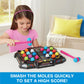 Game Zone Smash-A-Mole - Electronic Arcade Game with Lights & Sounds - 4 Game Modes - Ages 6+