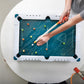 EastPoint 5-in-1 Tabletop Stadium Game Center - Teal, Plastic - Foosball Table Competition - Air Hockey Table for Kids Fun - Pinball Machine