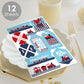 Big Dot of Happiness Railroad Party Crossing - Steam Train Birthday or Baby Shower Party Favor Sticker Set - 12 Sheets - 120 Stickers